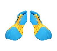 ORFOFE Chaussures de Clown Halloween Bleu Souples et Confortables pour Costume Carnaval Cosplay Adulte et Adolescent