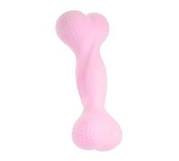 ORFOFE Chien Os Macaron Mastication pour Grands Chiens Interactif Stress pour Chiots Améliore et Renforce Lien Animal Matériau Sûr et Souple Couleur Rose