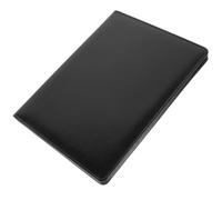 ORFOFE Classeur pour Documents Organiseur de Portefeuille pour Documents A5 Noir en Pu Clips Métalliques, Porte-stylo Flexible, Pochettes Multiples pour Contrats et Entretiens