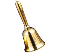 ORFOFE Cloche Rituelle Pentagramme en Laiton Mini, Cloche D’autel Multifonctionnelle, Décoration pour Praticiens Et Contemplation, Accessoire Wiccan Sacré, Outil Spirituel Compact