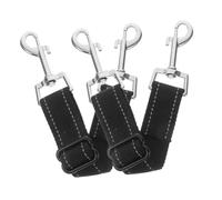ORFOFE Collier De Secours À Double Extrémité en Métal pour Chien Connecteur De Laisse pour Chien Collier Réfléchissant À Dégagement Rapide pour La Nuit