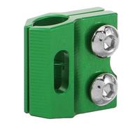 ORFOFE Collier de Serrage pour Durite de Frein Moto en Alliage D’aluminium, Support de Câble Vert Compatible avec Motos, Fixation Précise et Solide pour Système Hydraulique Tout-usage