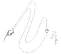 ORFOFE Collier Gymnaste Acier Inoxydable Pendentif Créatif Sportif Chaîne Unisexe Résistante Bijou Élégant pour Amateurs de Gymnastique