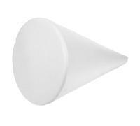 ORFOFE Cône Mousse Polystyrène Blanc Solide pour Loisirs Créatifs Garçon Fille Base DIY Polyvalente pour Décorations Noël et Fêtes Hivernales