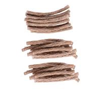 ORFOFE Corde à Feu Portable 30 Pièces, Allume-feu Camping en Corde D'extérieur en Chanvre Ciré, Accessoire Camping pour Randonnée Et Survie en Plein Air