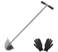 ORFOFE Coupe-Bordure Manuel à Dents de Scie, Outil de Jardin à Poignée Longue, Bordureuse Demi-Lune Légère pour Pelouse, Allée et Aménagement Paysager, Outil Entretien Pelouse