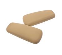 ORFOFE Coussin de Jambe pour Voiture Rembourrage Mousse à Mémoire de Forme Coussin Antidérapant pour Porte et Console Centrale Confort Conducteur Facile à Nettoyer Beige