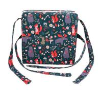 ORFOFE Coussin Rehausseur Garçon Fille Vert Profond avec Sangles Ajustables Coussin de Chaise Ergonomique Imperméable pour Garçon Fille et Écolier Confortable et Facile à Nettoyer pour