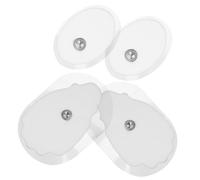 ORFOFE Coussinets De Massage Multifonctions 2 Paires Auto-adhésifs Silicone Non Tissé, Électrodes Flexibles Pour Électrostimulateur, Soins Corporels Thérapeutiques, Usage Domestique Et Professionnel