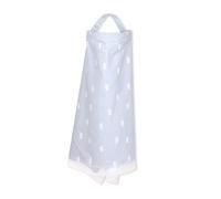 ORFOFE Couverture Allaitement Multi-fonctionnelle Pour Mères Écharpe De Nourrissage Vent Soleil Couverture De Poussette Couronne Avec Filet