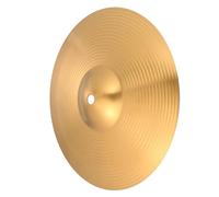 ORFOFE Cymbale charleston en métal or accessoire percussion pour percussionnistes kit batterie résistance élevée