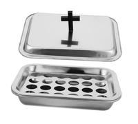 ORFOFE De Communion De Baptême Pour Plateaux Pour Service Des Aliments Assiettes D'offrande Pour L'église Fournitures De Cérémonie Acier Inoxydable