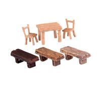 ORFOFE Décoration De Mini Maison Meubles Et Accessoires Miniatures Meubles De Patio Miniatures pour Maison De Poupée Jardin De Fées Modèle