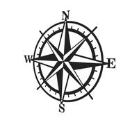 ORFOFE Décoration Murale Forme De Boussole Ornement Art Mural Pendentif Décoration Intérieur Élégant