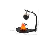 ORFOFE Décorations Mini Crânes Halloween Figurines Miniatures Légères et Solides Ornements pour Maison de Poupée et Jardin Féerique Accessoires Créatifs pour Scènes Hantées