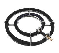 ORFOFE Diffuseur Air Rond Acier Inoxydable pour Aquarium et Bassin Anneau Bulleur Silencieux à Bulles Fines Circulation et Installation Facile