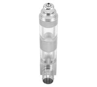 ORFOFE Diffuseur de Co2 Externe pour Aquarium Planté 16 Mm en Aluminium avec Compteur de Bulles Transparent et Clapet Anti-Retour Intégré, Équipement Co2 Compatible pour Plantes