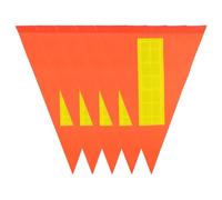ORFOFE Drapeaux Réfléchissants pour Vélo Lot de 5 Triangles Signalisation Colorés Accessoires Cyclisme Sécurité en Plein Air
