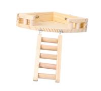 ORFOFE Échelle pour Hamster Nain Sensoriel pour Entraînement et Exercice Plateforme Debout Confortable pour Rongeurs Accessoire de Jeu Stimulant pour Petits Animaux