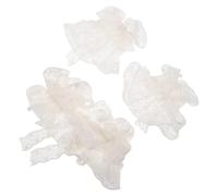 ORFOFE Ensemble Col Amovible et Poignets à Volants en Dentelle Classique 3 Pièces pour Costume Lolita Renaissance Halloween Accessoires Légers et Respirants pour Cosplay et Soirées