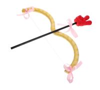 ORFOFE Ensemble D’Accessoires Cupidon pour Adultes - Flèche Main Rouge Décorative Petit Arc en Plastique Léger pour Déguisement Saint-Valentin Fête Costumée et Cosplay Accessoire