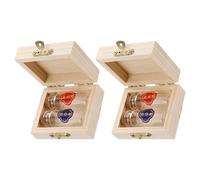 ORFOFE Ensemble De 2 Boîte Bois pour Conservation Cheveux Garçon Fille et Cordon Ombilical Coffret Souvenir Premier Mèche et Première Coupe Organiseur Mémoire et Élégant