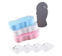 ORFOFE Éponge de Bain pour Garçon Fille avec Crochet Douce Absorbante pour Soin Corporel Quotidien