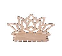 ORFOFE Étagère Murale Flottante Creux Forme Fleur de Lotus pour Décoration Chambre et Affichage Cristaux