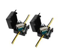 ORFOFE Filtre Anti-Parasites 12 V Lot de 2 pour Système Audio Automobile avec Réduction de Bruit et Interférences pour Voiture