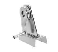 ORFOFE Flagpole Replacement Handle Stainless Steel Pulley Wheel Outdoor Flag Rope Raising Part Ergonomic Crank for Smooth Flag Operation