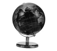 ORFOFE Globe Terrestre Vintage Noir et avec Carte Anglaise Rotative Décoration pour Bureau Ornement Éducatif pour Maison et Salle de Classe