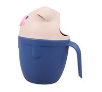 ORFOFE Gobelet à Shampoing Bébé Motif Cochon Garçon Et Filles, Cuillère De Bain Pour -né Bleu, Grosse Capacité Rince-gobelet Cascade, Usage Salle De Bain Bébé, Poignée Ergonomique,