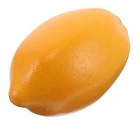 ORFOFE Grand Citron Artificiel Mousse Réaliste Modèle de Fruit Faux Lourd Léger pour Décoration de Cuisine et Festival de Récolte Accessoire Photo Citron Jaune Fidèle Réalité