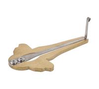 ORFOFE Harpe Musicale Artisanale Portative en Métal 9,5x5,7x2,7 Cm pour Débutants Son Authentique et Clair pour Performances en Plein Air et Découverte Traditionnelle