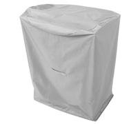 ORFOFE Housse de protection Oxford étanche pour broyeur à bois pour machines de jardin robuste protection contre les intempéries housse grise pour coupe-bois et hachoir