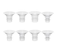 ORFOFE Insert de Bride en Silicone pour Tire-Lait Portable et Électrique 8 Pièces 13-24 MM Accessoires Compatibles pour Allaitement Inserts de Téterelle 17 MM et 19 MM Pièces de