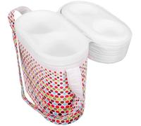 ORFOFE Isolant pour Bouteille De Lait Maternel Refroidisseur De Biberon pour Double Compartiment Mélangées