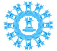 ORFOFE Isolateurs De Fil De Clôture Électrique pour Animaux D’élevage en Polypropylène Solide 50 Pièces pour Ferme Barrière Sécurité Haute Tension Anti-Court-Circuit Isolation Fiable