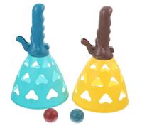 ORFOFE Jeu de Balle Interactive Parent-garçon Fille avec Lanceur et Balles Élastiques pour Coordination Main-œil Sportif Amusant pour Intérieur et Extérieur