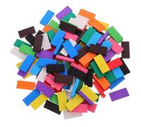 ORFOFE Jeu de Dominos Bois Éducatif pour Garçon Fille Blanches à Points Noirs pour Fêtes et Développement de