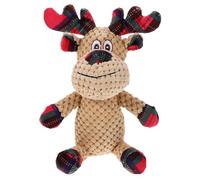 ORFOFE Jouet Peluche pour Chien Jouet à Mâcher Squeaky Forme De Renne pour Chiens Et Chiots pour Dentition Et