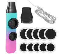 ORFOFE Kazoo Double Trou Réglable à Haute Basse, Instrument Léger En Plastique Sûr Avec Flûte Diaphragme, Pour Enfants Et Adultes, Accompagnement Musical Ukulélé Guitare En Plein Air