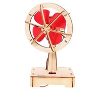 ORFOFE Kit de Fabrication de Ventilateur Manuel DIY pour Garçon Fille Scientifique Éducatif avec Moteur Double Sortie Apprentissage Stem pour École Primaire et Maternelle