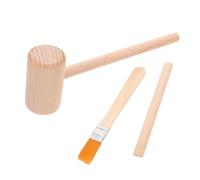 ORFOFE Kit de Fouille Archéologique pour Garçon Fille Outils de Creusage Bois avec Maillet Burin et Brosse Éducatif pour Développer Motricité Fine Créativité et Imagination Cadeau Garçon