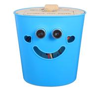 ORFOFE Kit de Poubelle Intelligente à Capteur sans Contact Ouverture/Fermeture Automatique Couleur Bleue 1 Pièce Kit Éducatif DIY pour Projets Scientifiques et Apprentissage Stem