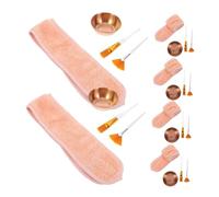 ORFOFE Kit De Soins Du Visage Esthéticienne 24 Pièces Bol Mélangeur Rose Doré Applicateurs Pinceau Pour Masque Facial Bandeau De Maintien Pour Spa Et Soins Professionnels Quotidien Et Institut