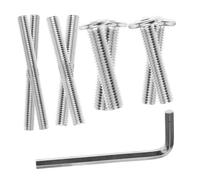 ORFOFE Kit de Vis pour Poteau Griffoir Chat Boulons Acier Double Extrémité et Tête Plate de Rechange pour Assemblage