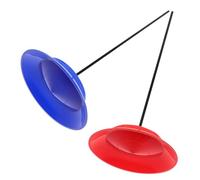 ORFOFE Kit Jonglerie de 2 Sets D’Assiettes de Jonglage en Plastique avec Bâtons D’équilibre, Facile à Apprendre, pour Spectacle Artistique et Fête