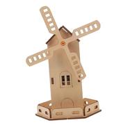 ORFOFE Kit Solaire DIY pour Garçon Fille Éducatif de Montage Bois Moulin à Vent Solaire sans Batterie Cadeau Anniversaire Garçon Fille pour Expérience d'apprentissage et Jeu Créatif