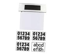 ORFOFE Lampe Solaire Led Pour Numéro De Maison Extérieur Applique Murale Étanche Panneau Lumineux Solaire Pour Plaque De Porte